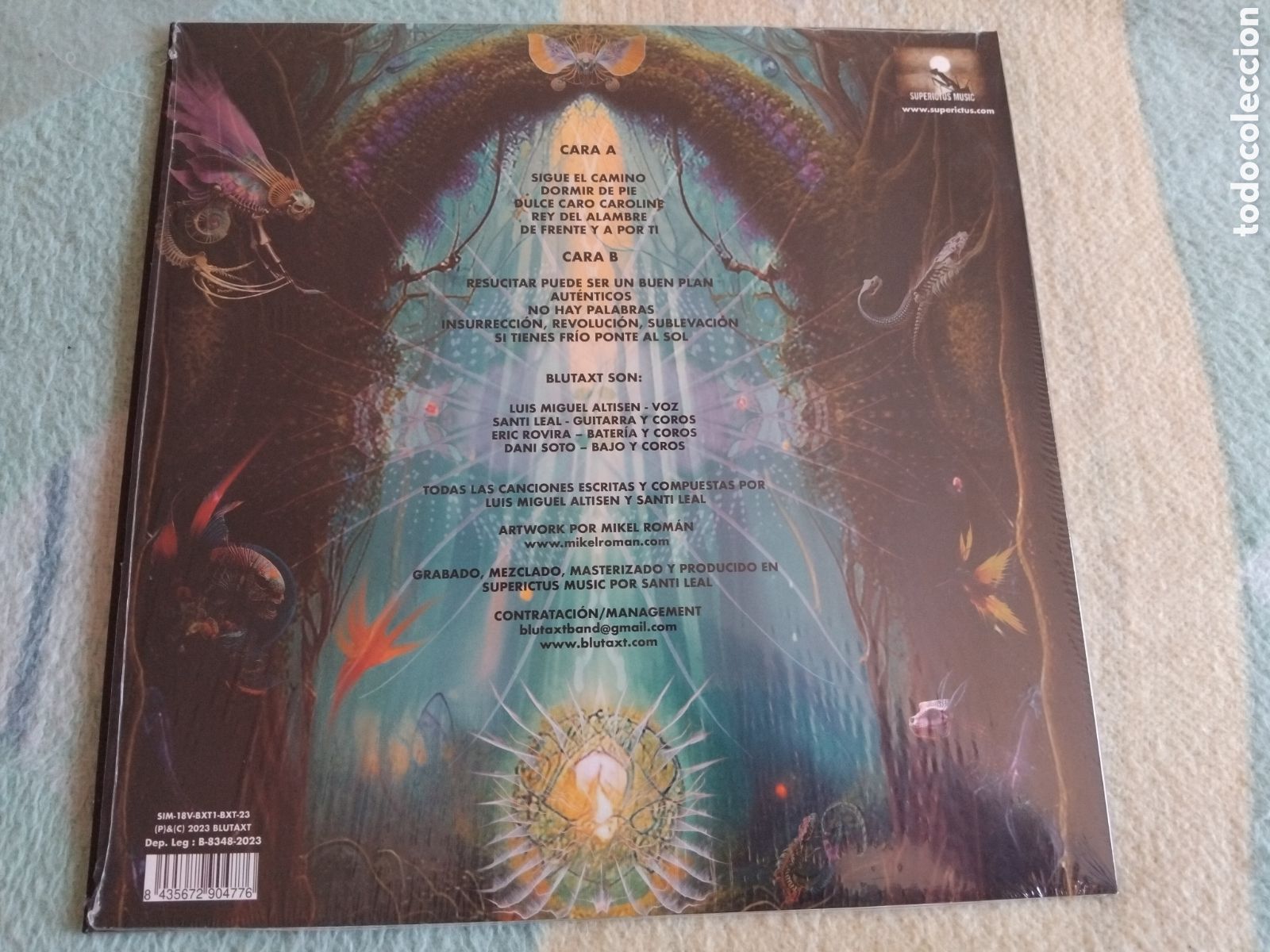 Discos de vinilo: BLUTAXT HEAVY METAL VINILO - Foto 2