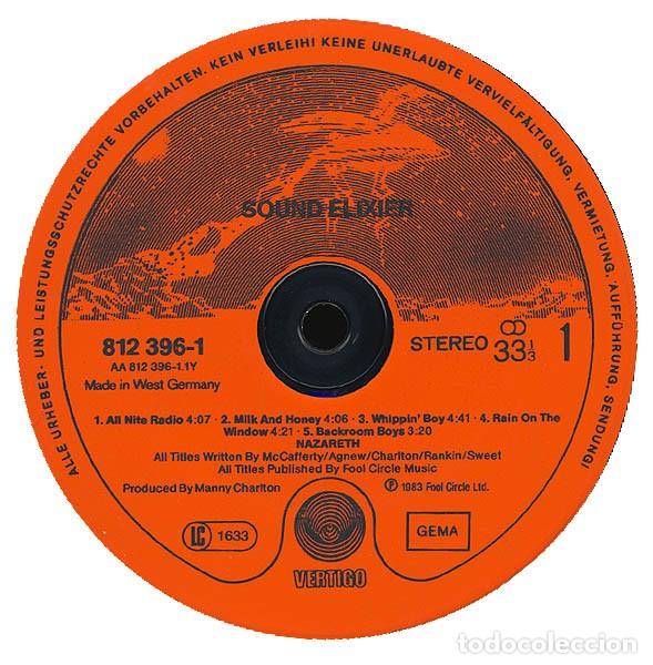 Discos de vinilo: vinilo Nazareth &lrm;Sound Elixir GERMANY 1983 - Foto 3