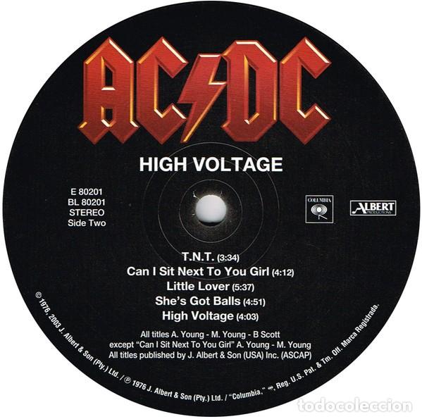 Discos de vinilo: vinilo AC/DC &lrm;&ndash; High Voltage USA 2015 - Foto 4