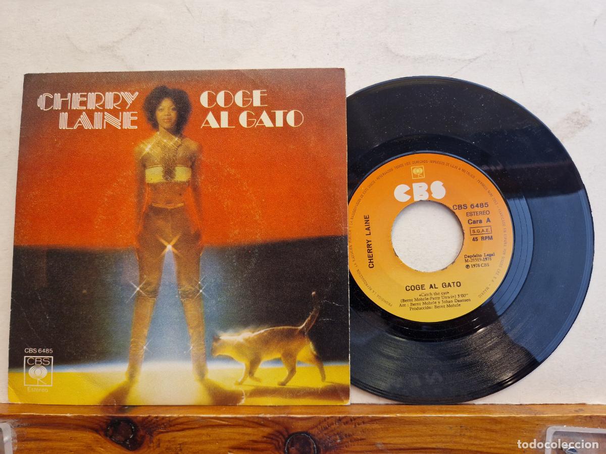 Discos de vinilo: SINGLE. CHERRY LAINE. COGE AL GATO. - Foto 1