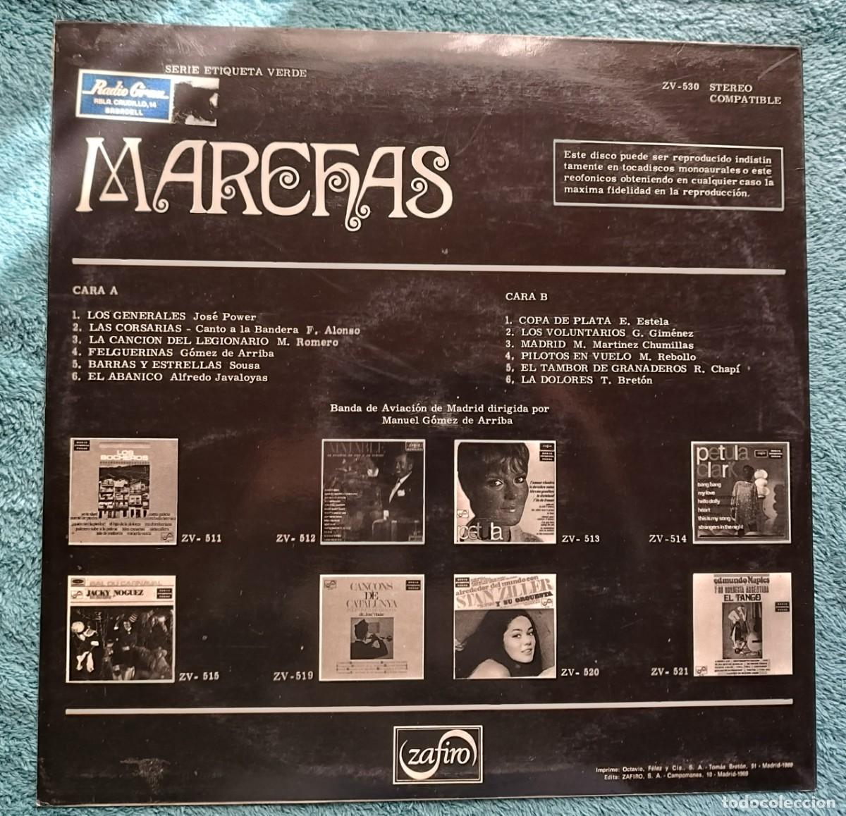 Discos de vinilo: Marchas serie etiqueta verde - Foto 2
