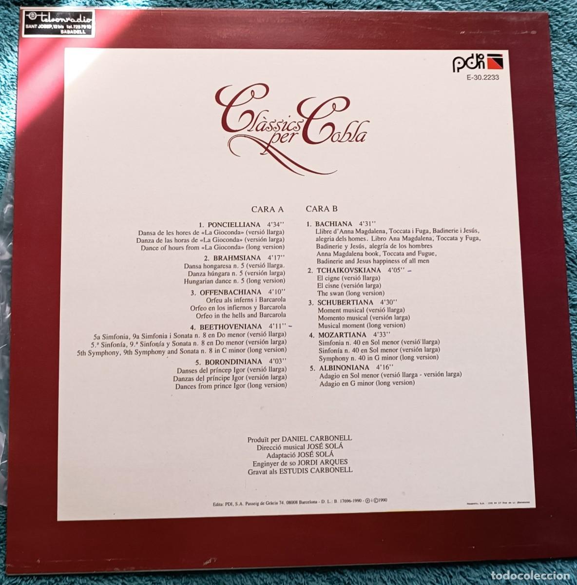 Discos de vinilo: Cl&agrave;ssics per Cobla vinil - Foto 2