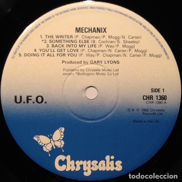 Discos de vinilo: vinilo UFO &lrm;&ndash; Mechanix UK 1982 - Foto 3