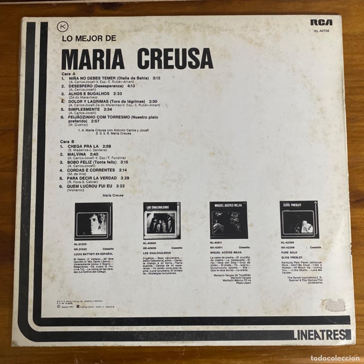 Discos de vinilo: LO MEJOR DE MARIA CREUSA - Foto 3