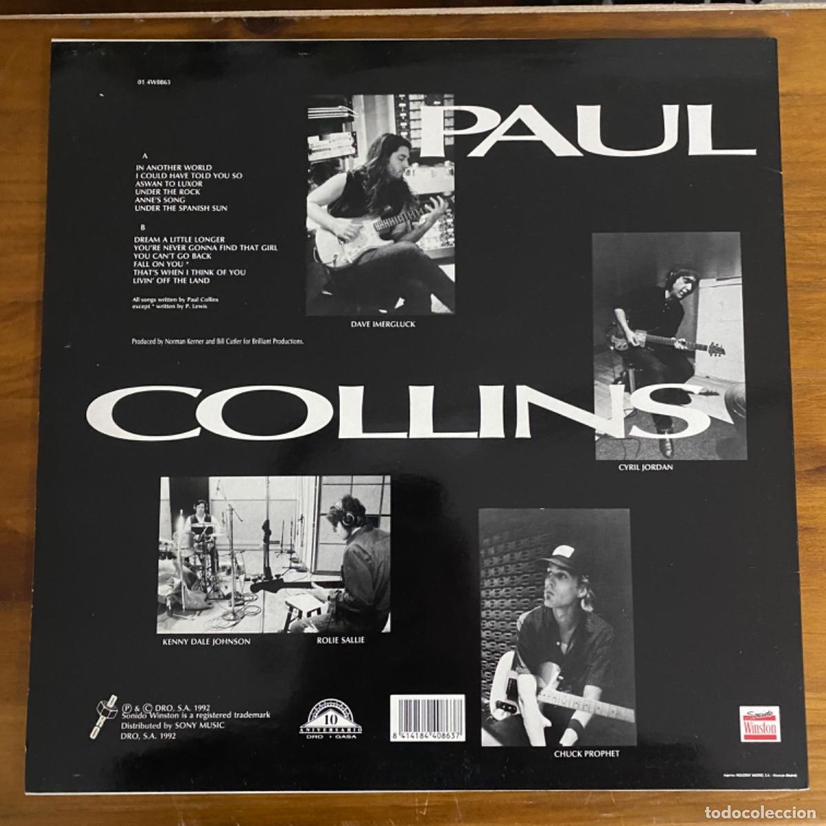 Discos de vinilo: PAUL COLLINS&hellip;&hellip;&hellip;&hellip;&hellip;&hellip;&hellip;&hellip;&hellip;&hellip; - Foto 3