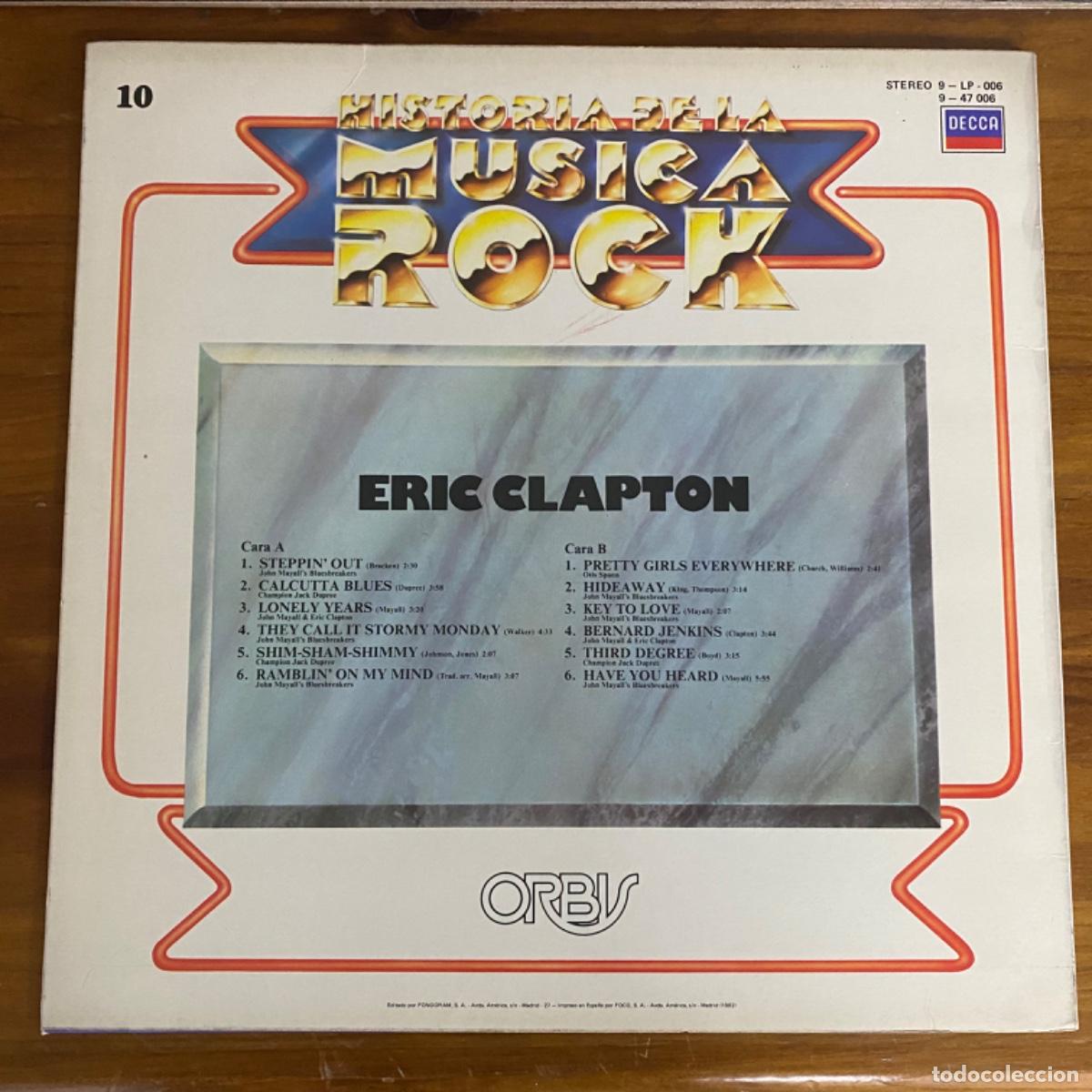 Discos de vinilo: ERIC CLAPTON HISTORIA MUSICA ROCK - Foto 3