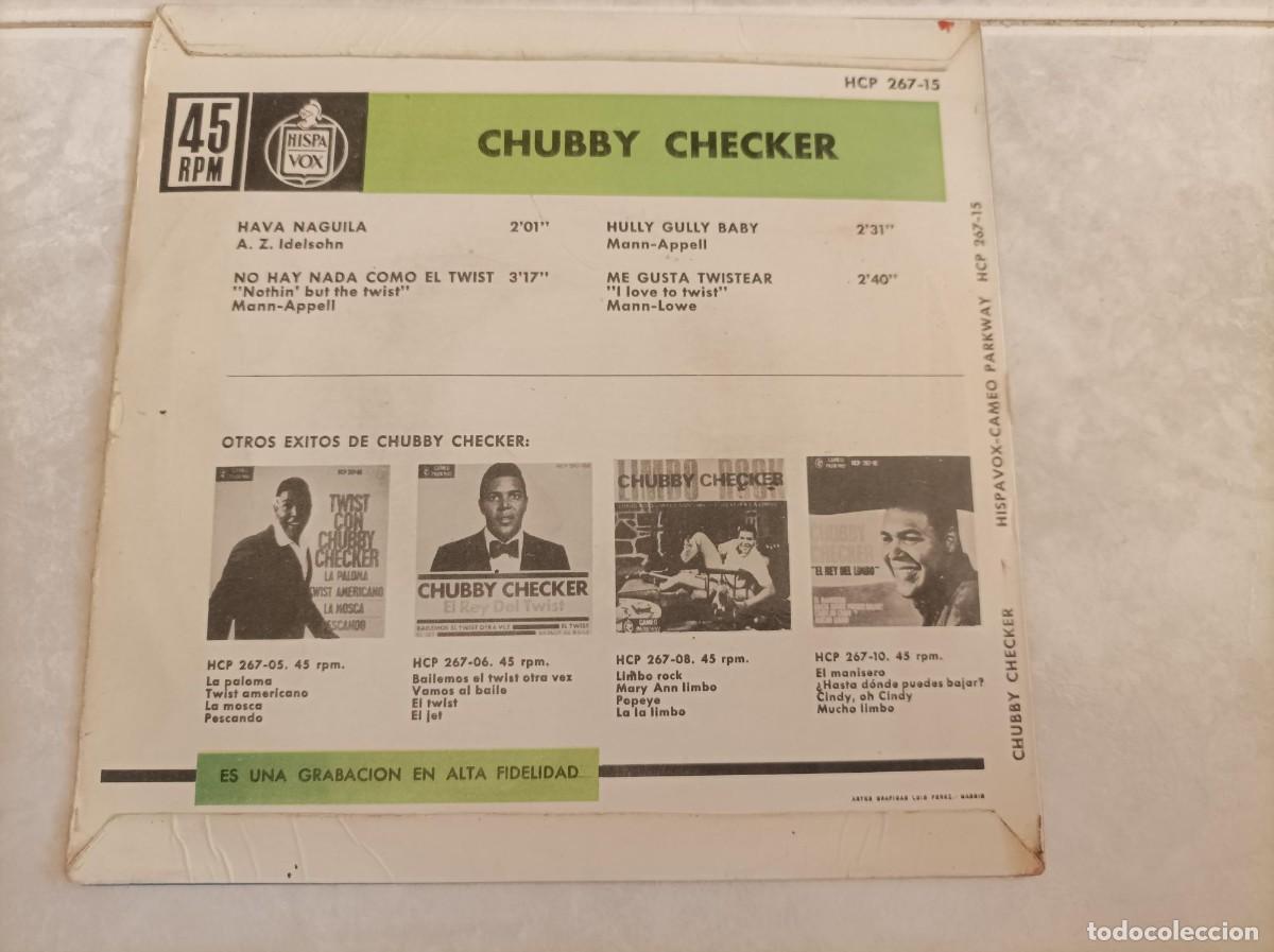 Discos de vinilo: Chubby Checker ep Espa&ntilde;a - Foto 2