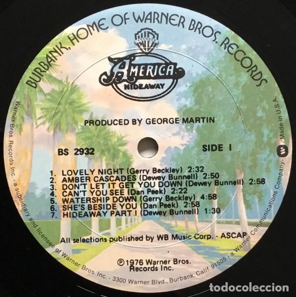 Discos de vinilo: vinilo America &lrm;&ndash; Hideaway USA 1976 - Foto 3
