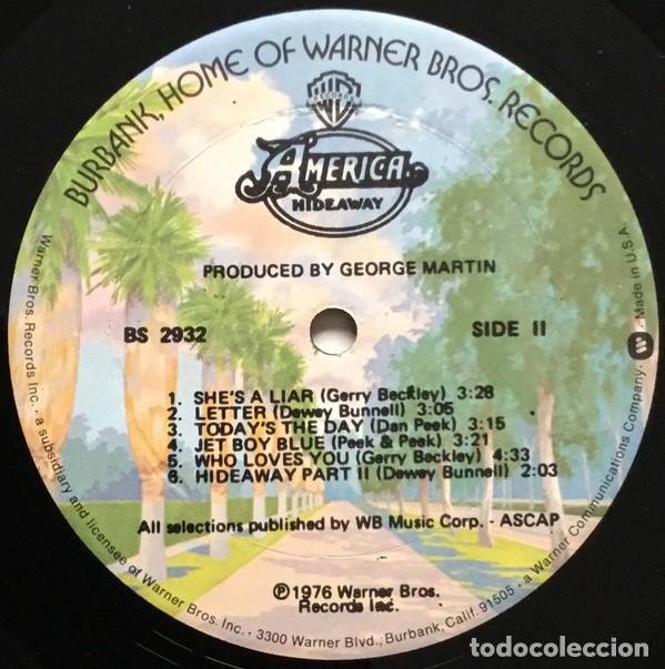 Discos de vinilo: vinilo America &lrm;&ndash; Hideaway USA 1976 - Foto 4