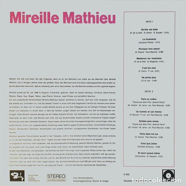 Discos de vinilo: vinilo Mireille Mathieu &lrm;&ndash; Mireille Mathieu GERMANY 1966 - Foto 2