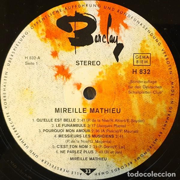 Discos de vinilo: vinilo Mireille Mathieu &lrm;&ndash; Mireille Mathieu GERMANY 1966 - Foto 3