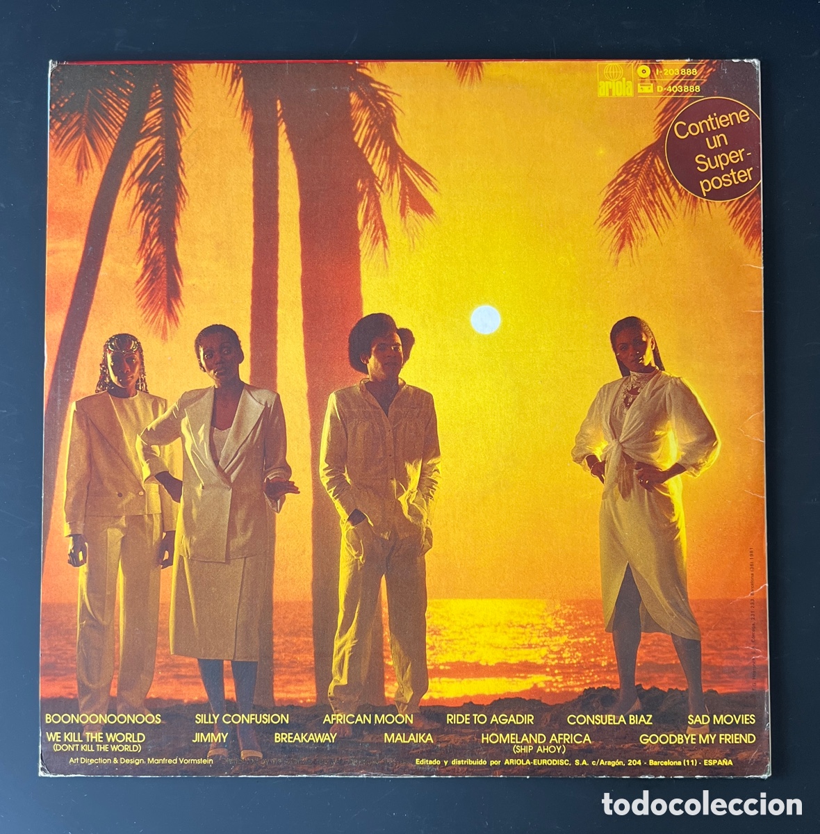 Discos de vinilo: BONEY M : BOONOONOONOOS LP - Foto 2