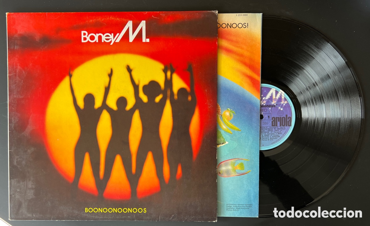 Discos de vinilo: BONEY M : BOONOONOONOOS LP - Foto 1
