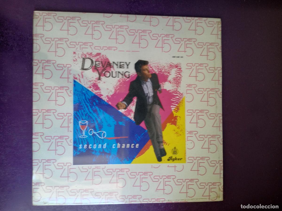Discos de vinilo: Devaney Young &lrm;&ndash; Second Chance - MAXI HISPAVOX 1984 - ELECTRONICA DISCO - Foto 1