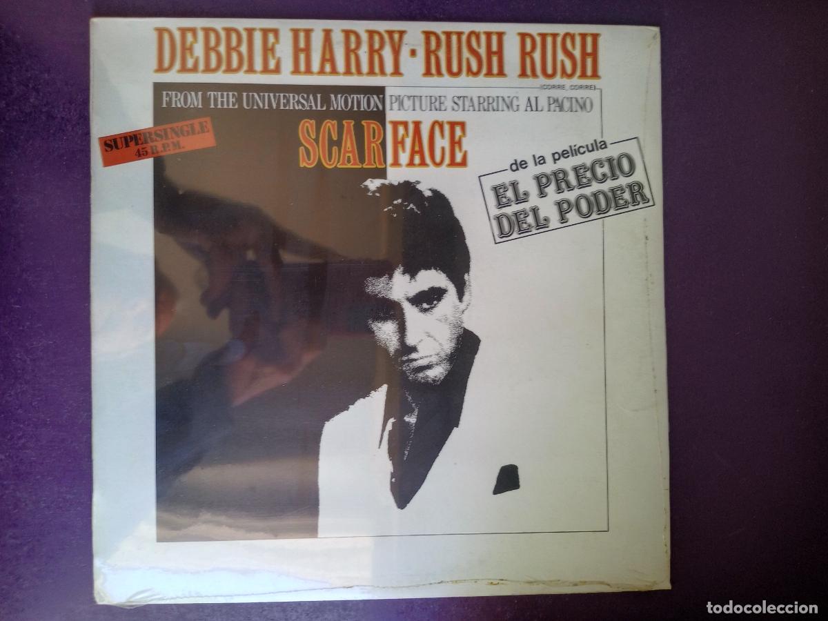 Discos de vinilo: Debbie Harry &lrm;&ndash; Rush, Rush - MAXI CHRYSALIS 1984 - BSO CINE PRECIO PODER - BLONDIE, MORODER DISCO - Foto 1