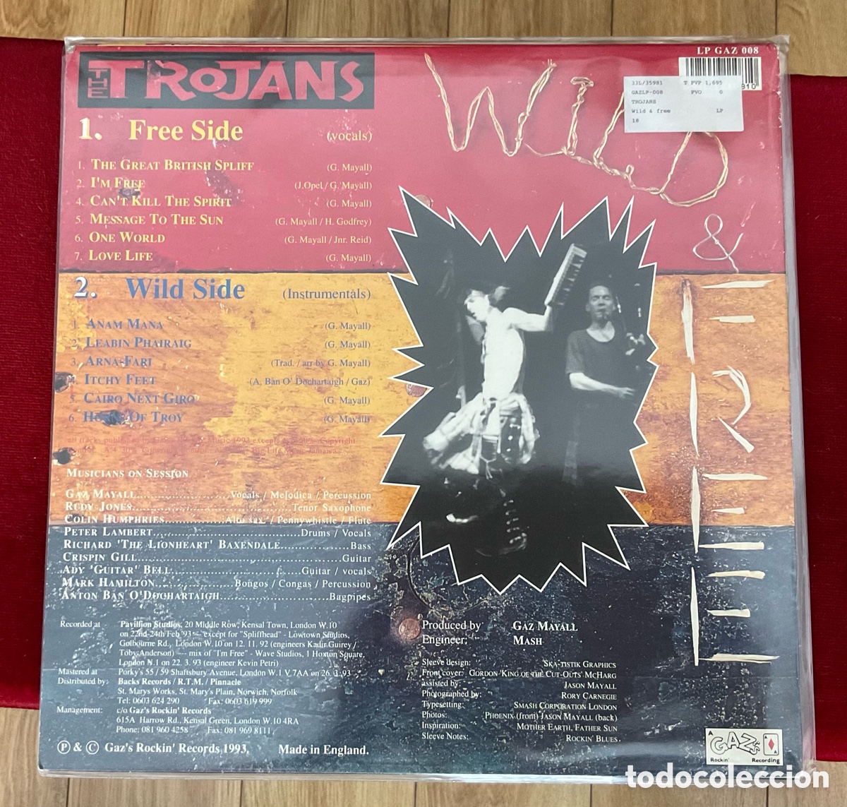 Discos de vinilo: TROJANS. Wild Free. UK. - Foto 2