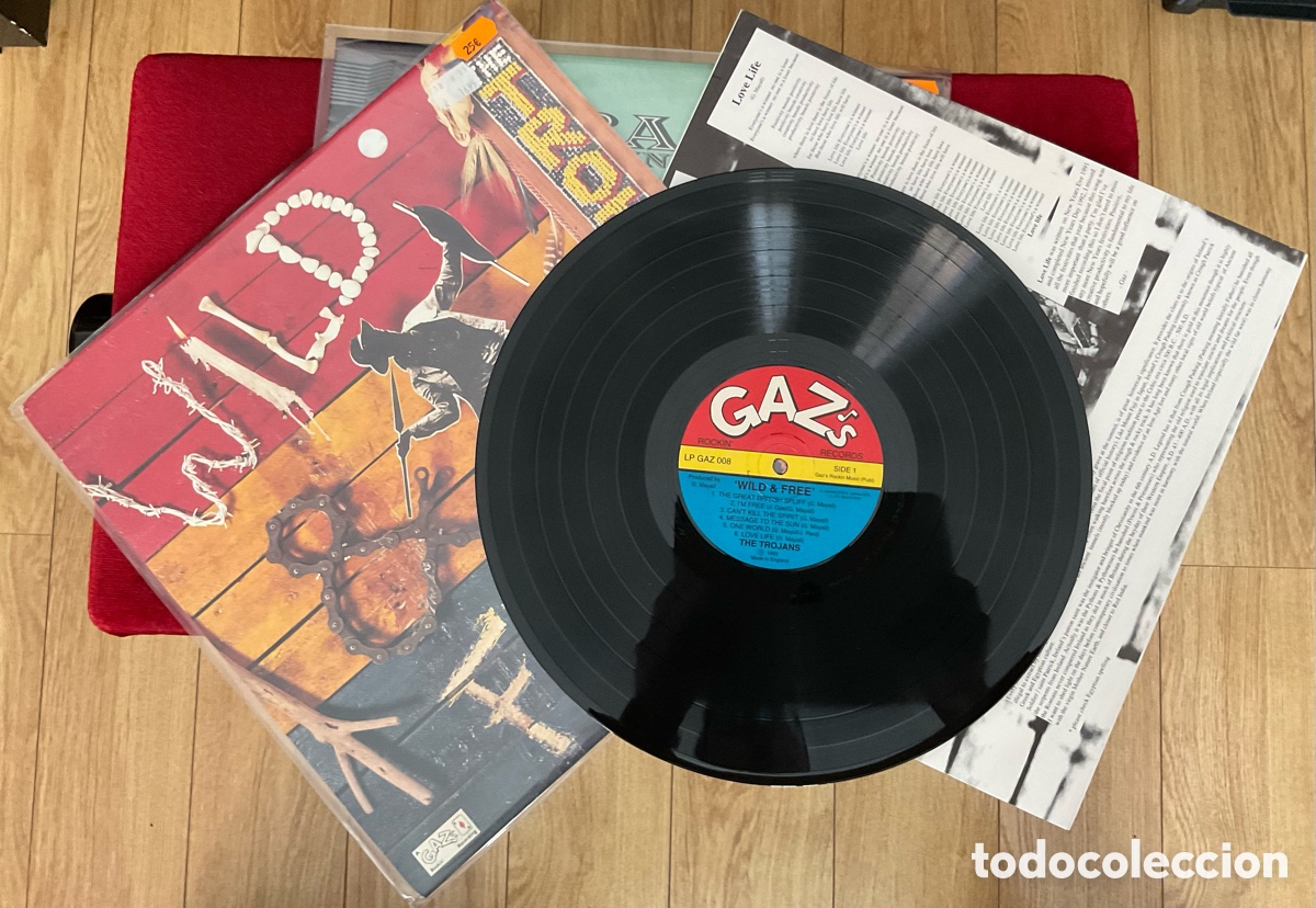 Discos de vinilo: TROJANS. Wild Free. UK. - Foto 3
