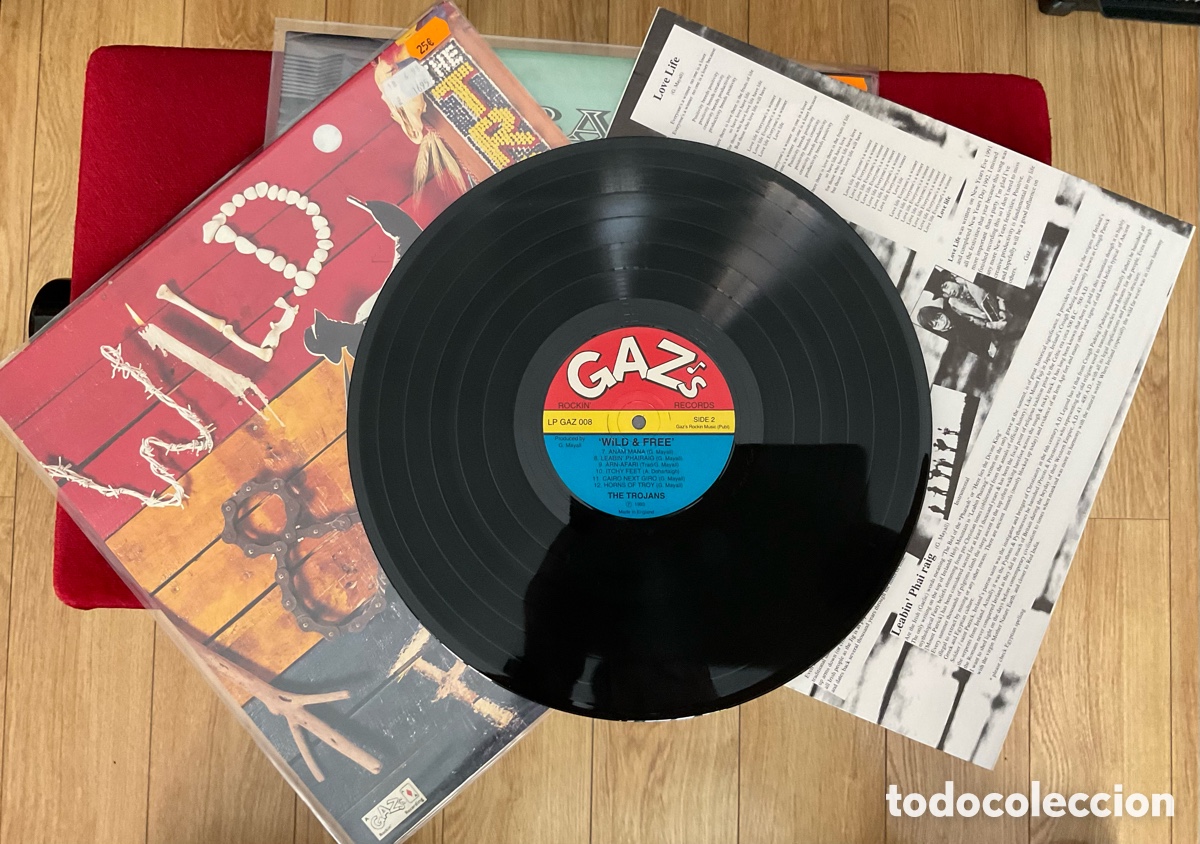 Discos de vinilo: TROJANS. Wild Free. UK. - Foto 4