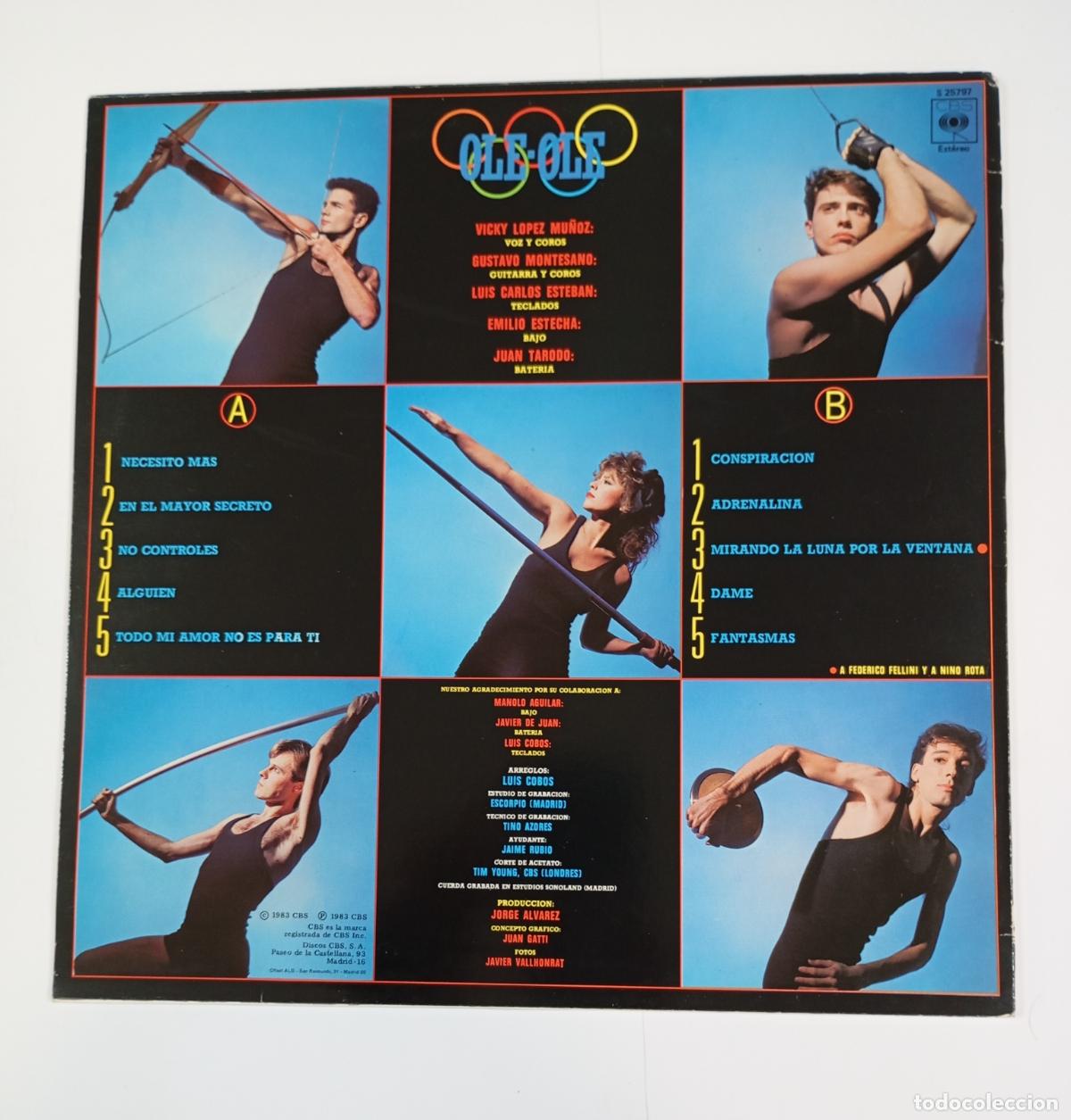 Discos de vinilo: OLE OLE. NECESITO M&Aacute;S. LP. TDKLP13 - Foto 2