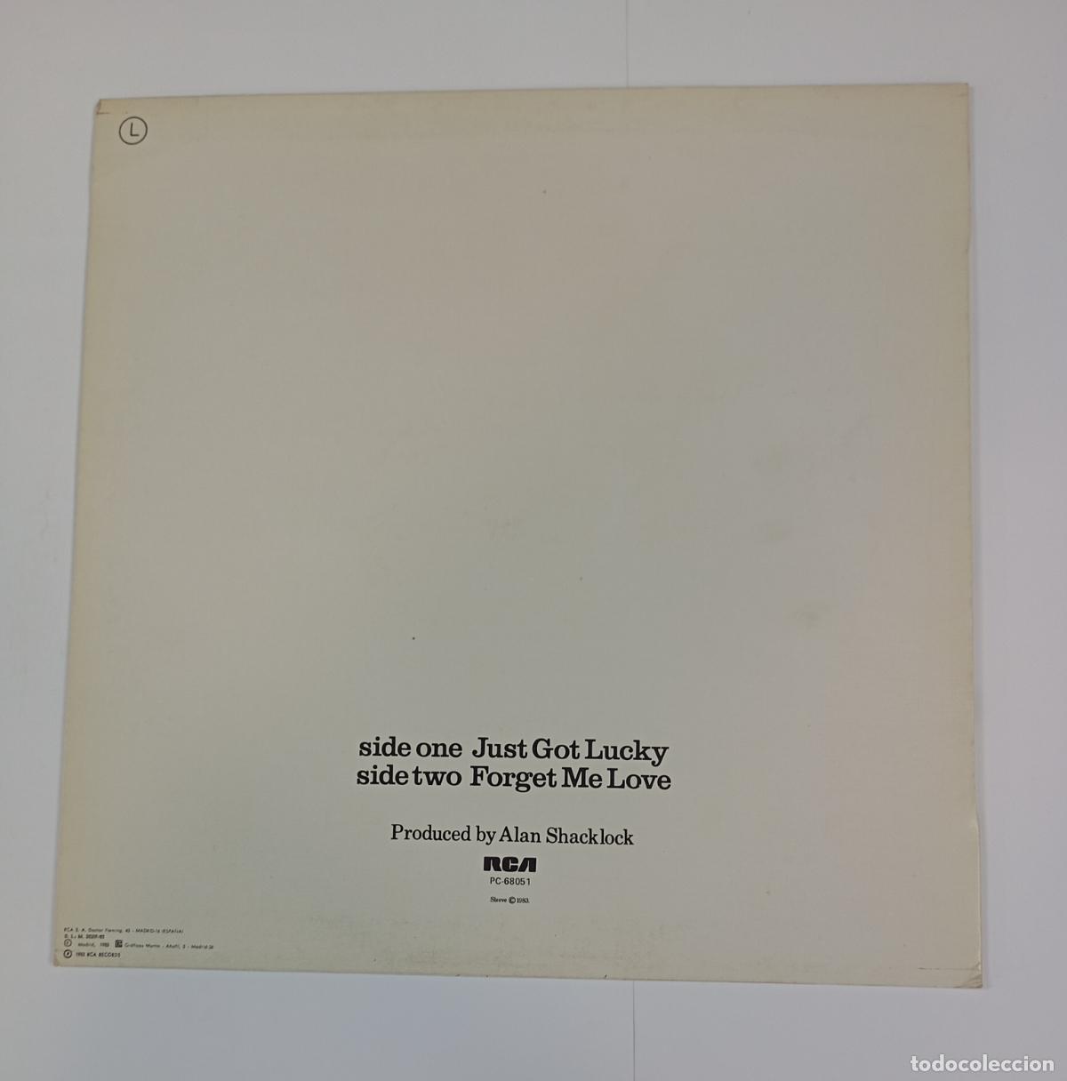 Discos de vinilo: JO BOXERS. JUST GOT LUCKY. MAXI-SINGLE. TDKLP17 - Foto 2