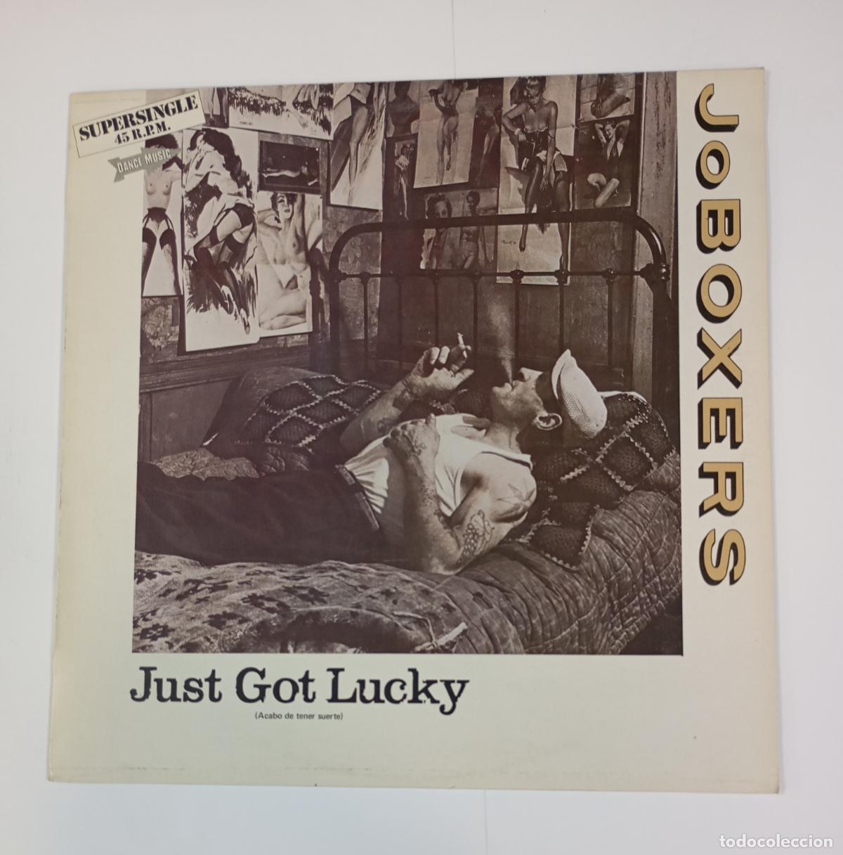 Discos de vinilo: JO BOXERS. JUST GOT LUCKY. MAXI-SINGLE. TDKLP17 - Foto 1