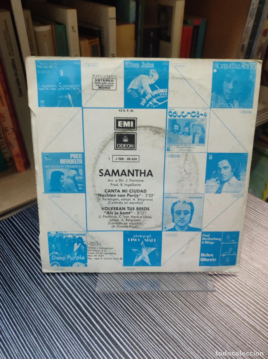 Discos de vinilo: Samantha &ndash; Canta Mi Ciudad - Foto 2
