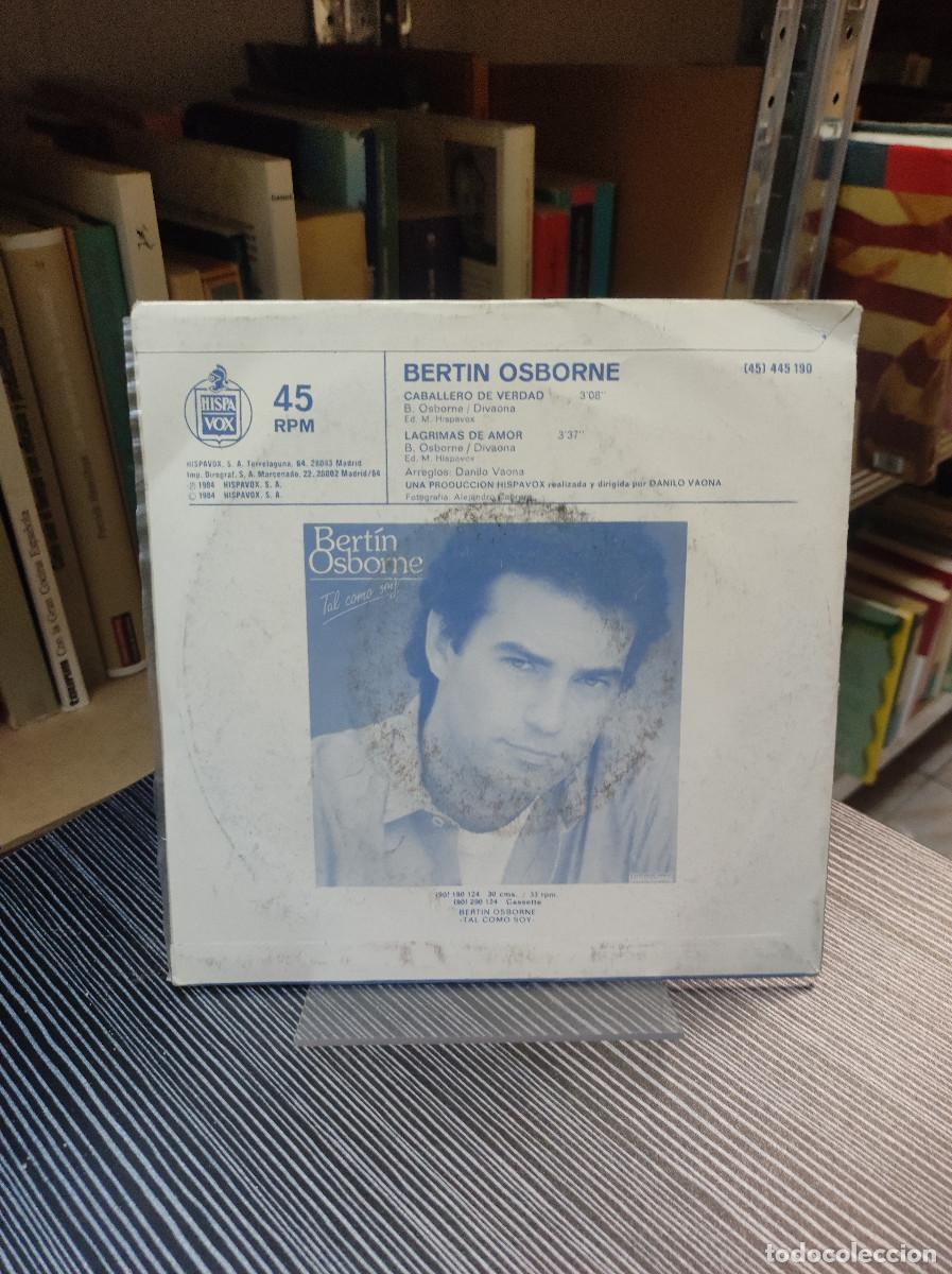 Discos de vinilo: Bert&iacute;n Osborne &ndash; Caballero De Verdad - Foto 2