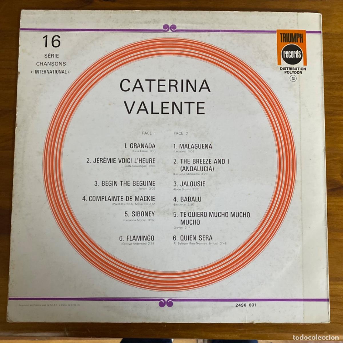 Discos de vinilo: CATERINA VALENTE&hellip;&hellip;&hellip;&hellip;. - Foto 2