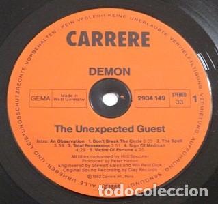 Discos de vinilo: vinilo Demon &lrm;&ndash; The Unexpected Guest GERMANY 1982 - Foto 3