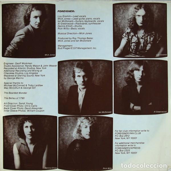Discos de vinilo: vinilo Foreigner &lrm;&ndash; Head Games USA 1979 - Foto 5