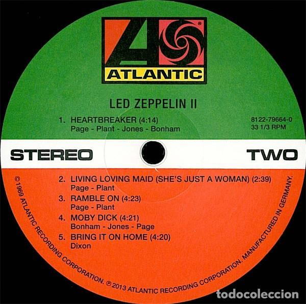 Discos de vinilo: vinilo Led Zeppelin &lrm;&ndash; Led Zeppelin II - Foto 4