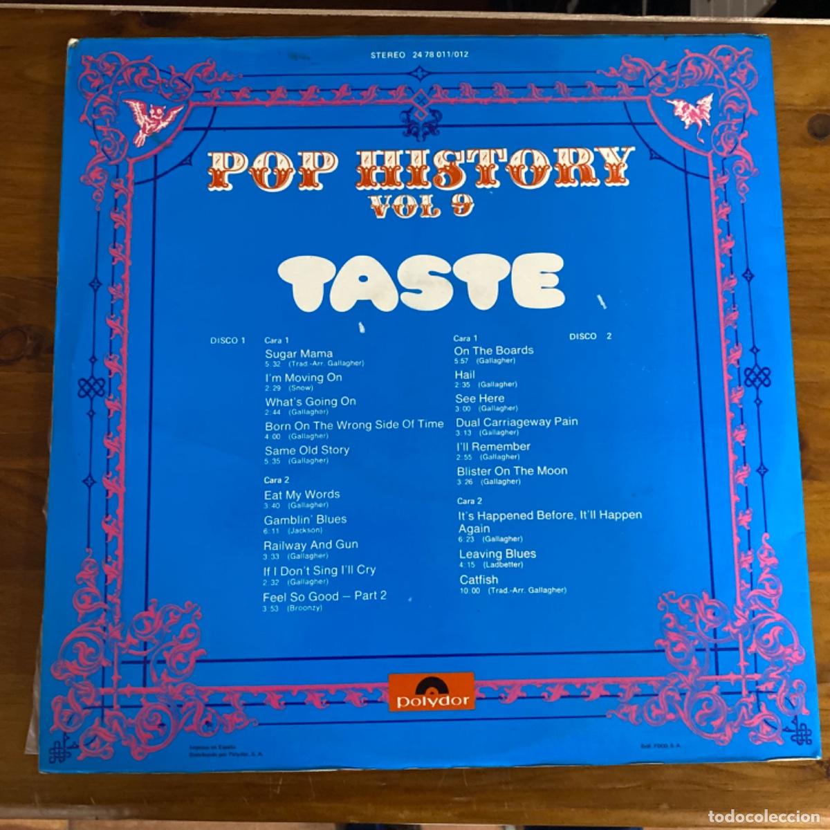 Discos de vinilo: TASTE POP HISTORY 9 DOBLE LP - Foto 5
