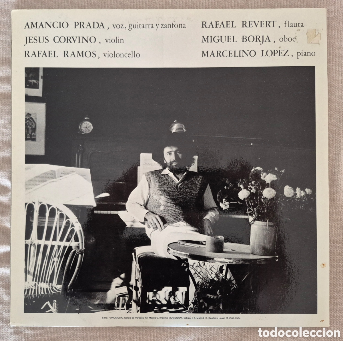 Discos de vinilo: Disco vinilo Amancio Prada 1984 - Foto 2
