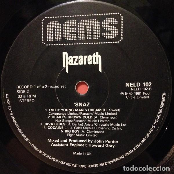 Discos de vinilo: vinilo Nazareth &lrm;&ndash; Snaz UK 1981 - Foto 4
