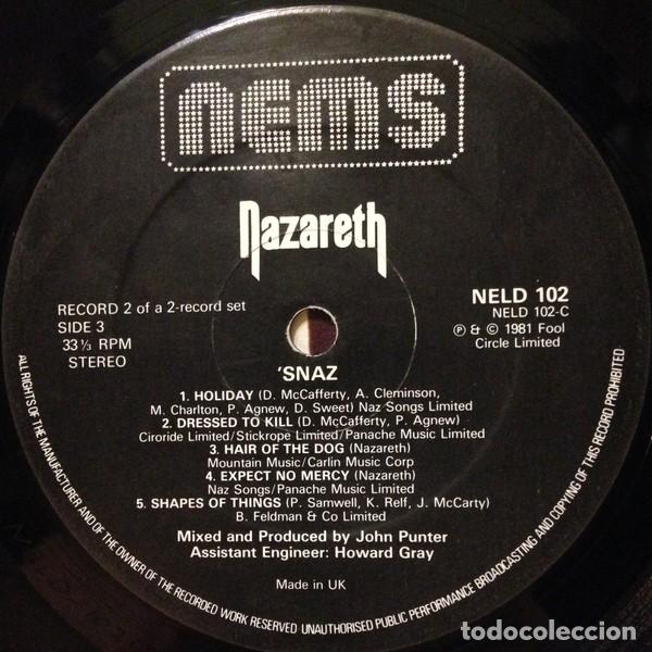 Discos de vinilo: vinilo Nazareth &lrm;&ndash; Snaz UK 1981 - Foto 5