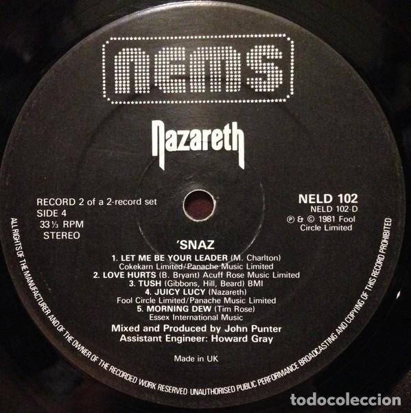 Discos de vinilo: vinilo Nazareth &lrm;&ndash; Snaz UK 1981 - Foto 6