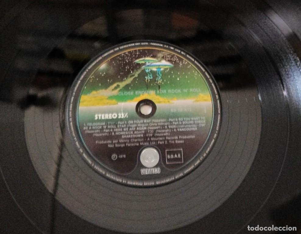 Discos de vinilo: Nazareth &lrm;&ndash; Close Enough For Rock N Roll - LP - 1976 - Foto 3