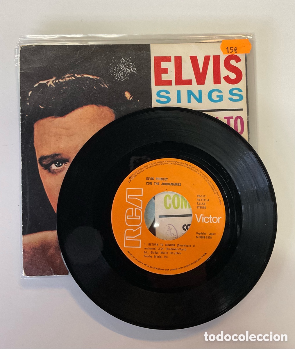 Discos de vinilo: ELVIS PRESLEY. Return To Sender. - Foto 3