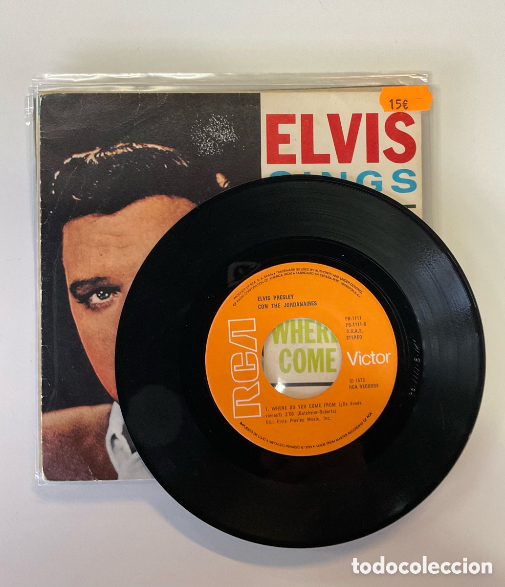 Discos de vinilo: ELVIS PRESLEY. Return To Sender. - Foto 4