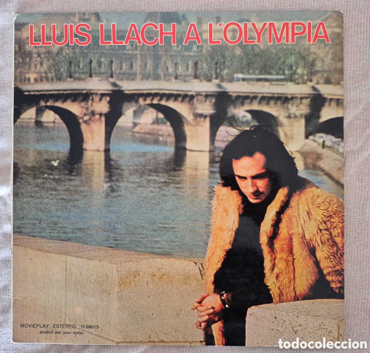Discos de vinilo: Llu&iacute;s Llach A LOlympia 1973 - Foto 1