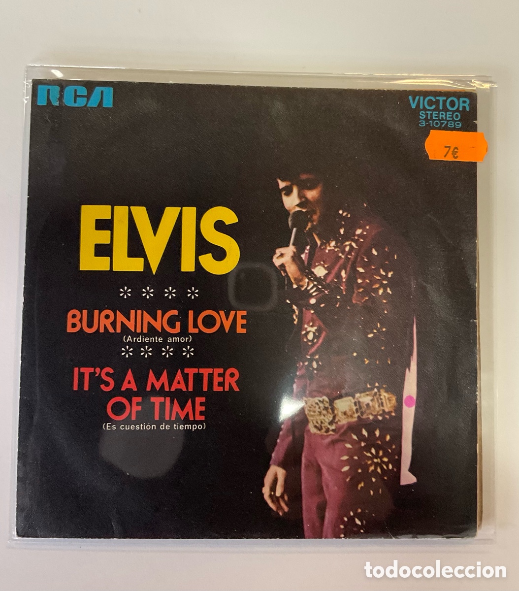 Discos de vinilo: ELVIS PRESLEY. Burning Love. - Foto 1
