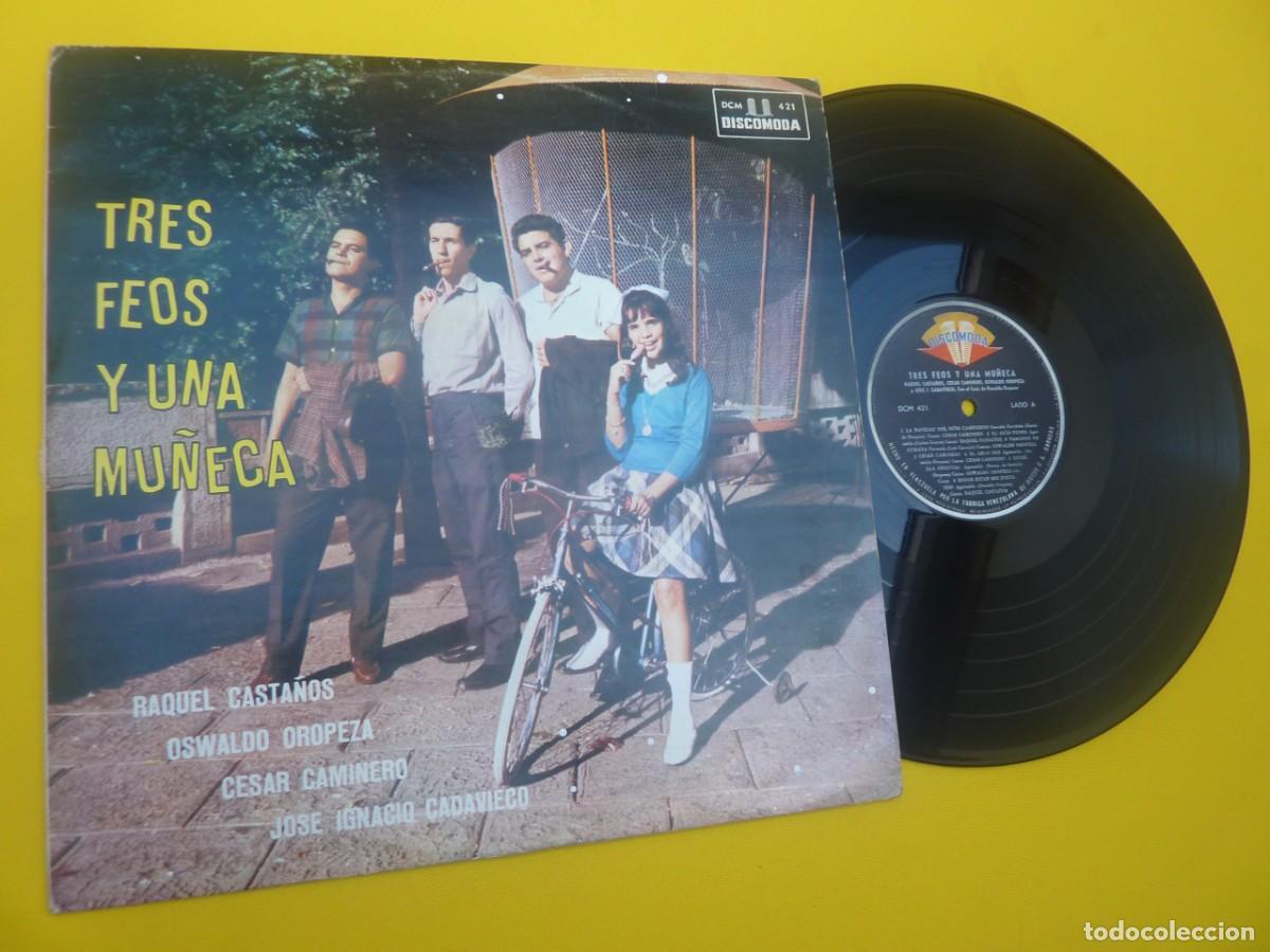 Disques de vinyle: LP TRES FEOS Y UNA MU&Ntilde;ECA - VENEZUELA Press - DCM 421 (EX-/EX-) 5