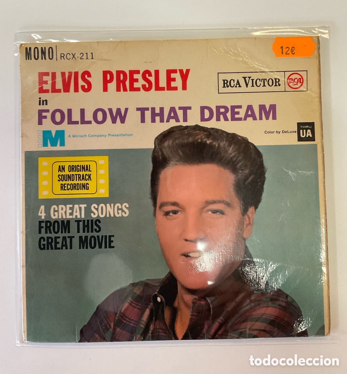 Discos de vinilo: ELVIS PRESLEY. Follow That Dream. UK - Foto 1