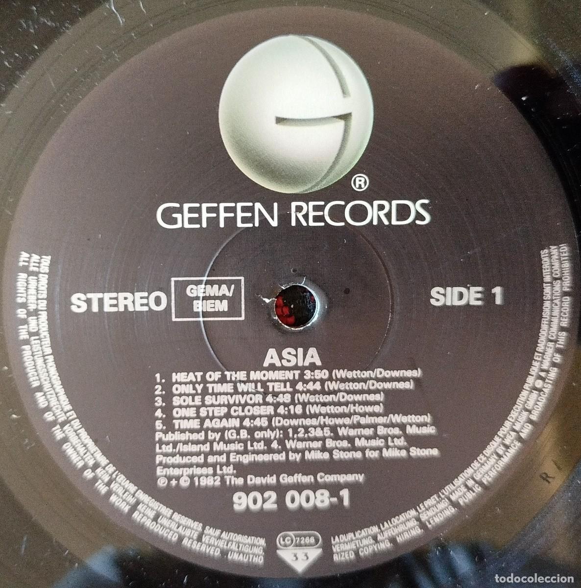 Discos de vinilo: ASIA ** Asia ** VINILO LP 1982 - Foto 3