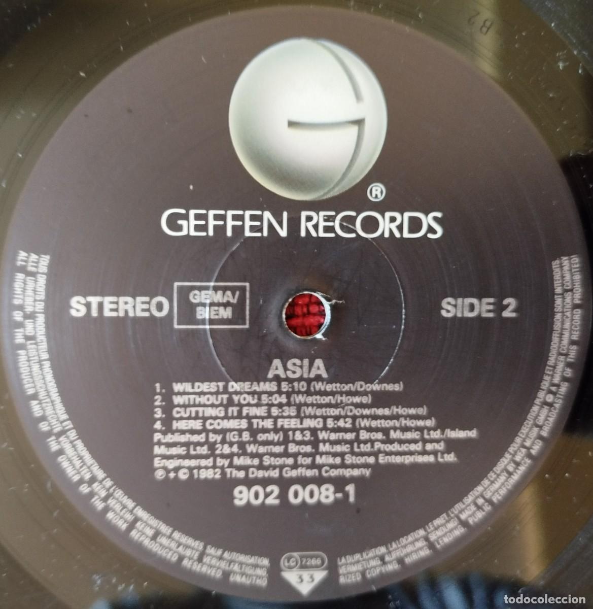 Discos de vinilo: ASIA ** Asia ** VINILO LP 1982 - Foto 4