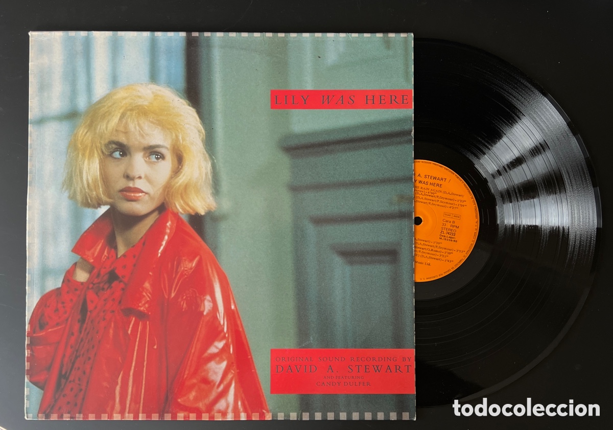 Discos de vinilo: DAVID A .STEWART -CANDY DULFER --- LILY WAS HERE - Foto 1