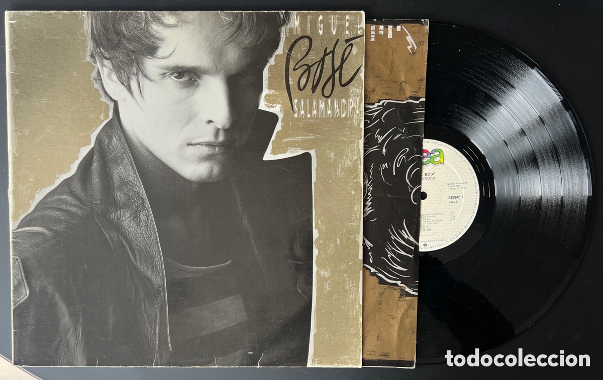 Discos de vinilo: MIGUEL BOSE - SALAMANDRA - LP 1986 - Foto 1