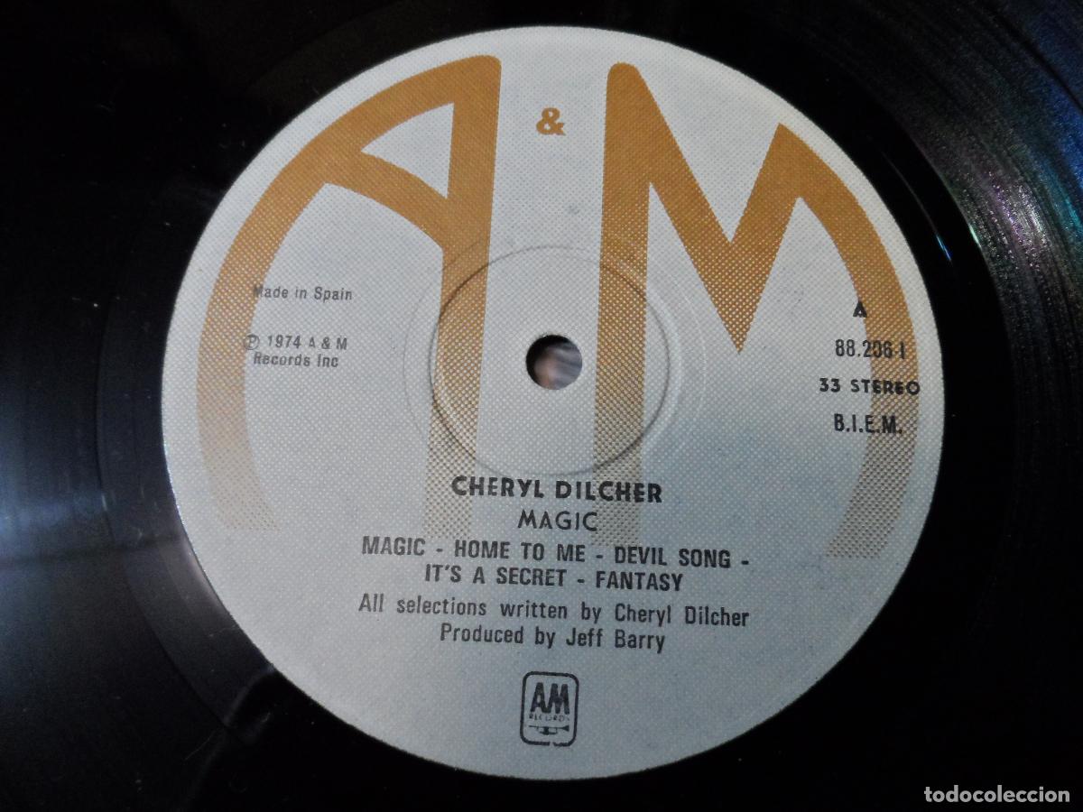 Discos de vinilo: Cheryl Dilcher &ndash; Magic (SPAIN 1974) - Foto 3