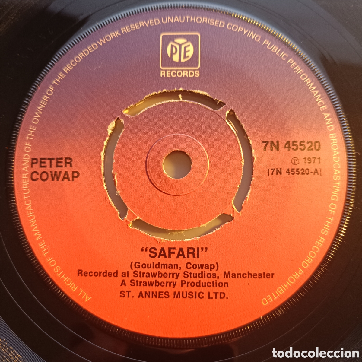Discos de vinilo: Peter Cowap - Safari - Foto 1