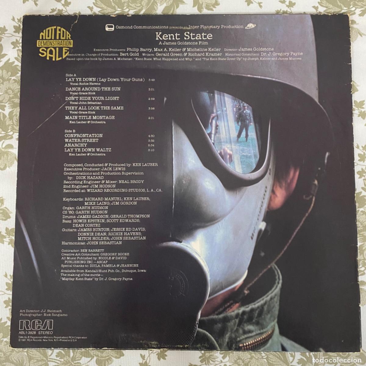 Discos de vinilo: KENT STATE BSO HAVENS GRACE SLICK JOHN SEBASTIAN - Foto 2